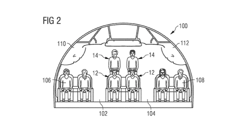 Illustration for article titled We Cannot Allow This Design for Acrobatic Airplane Seating to Become Real